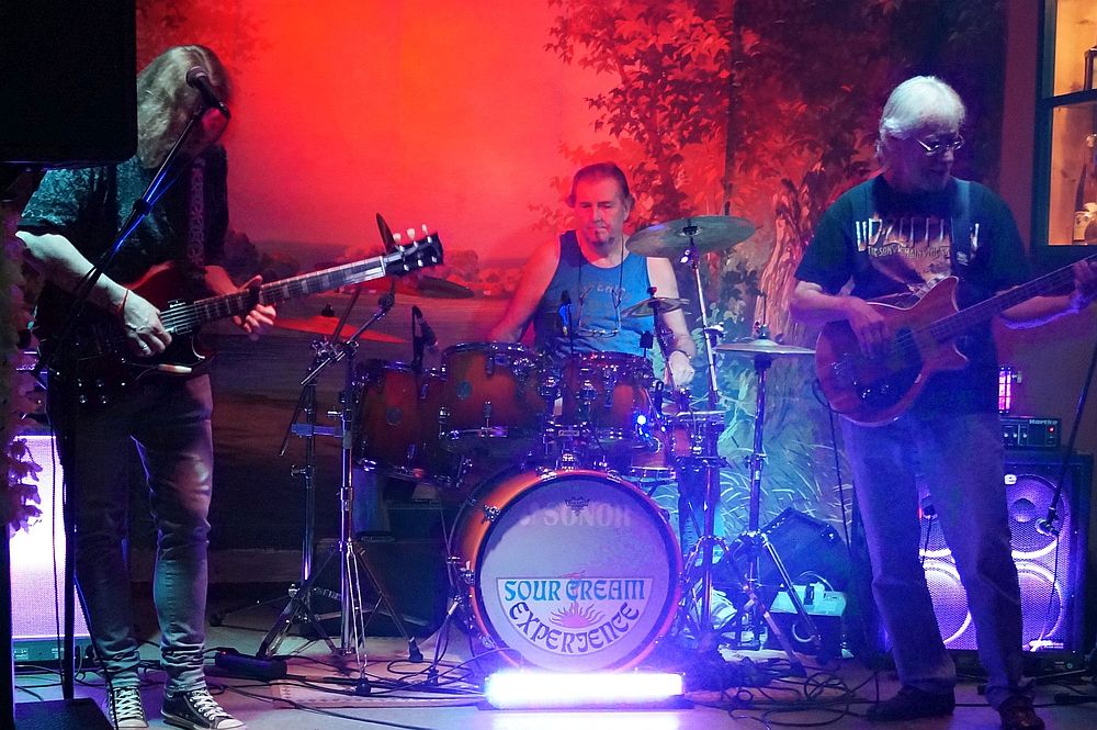 Die Band "Sour Cream Experience" zur Woodstock Party
